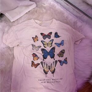 Butterfly Graphic T-Shirt